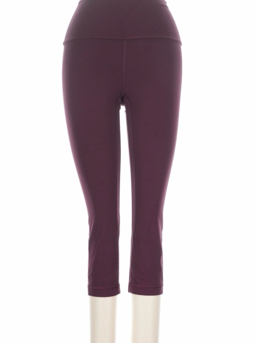 Lululemon Women’s Size 4 Burgundy Cropped Leggings High Rise